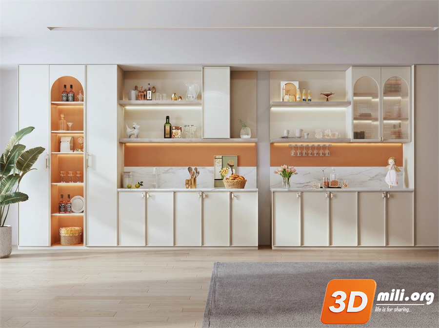 Wine cabinet Skp Files